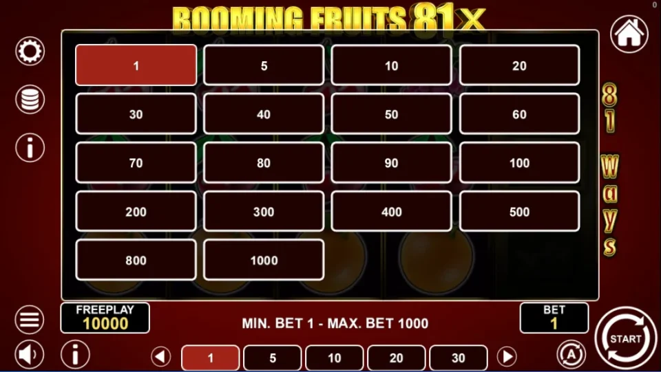 Booming Fruits 81x — screenshot 2