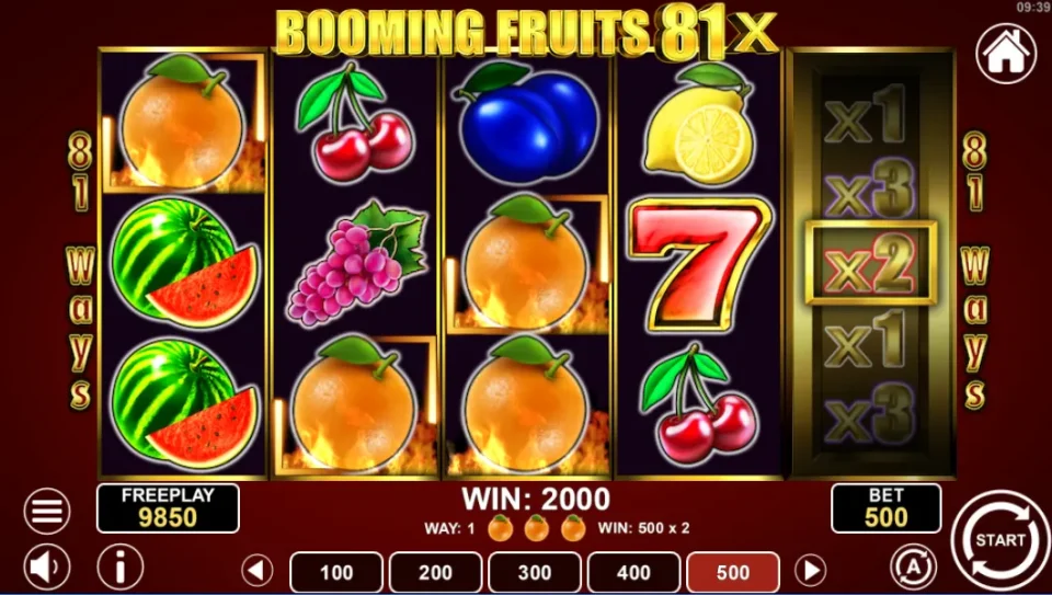 Booming Fruits 81x — screenshot 4