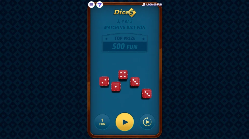 Dice 5 — Table Games by 7777 gaming