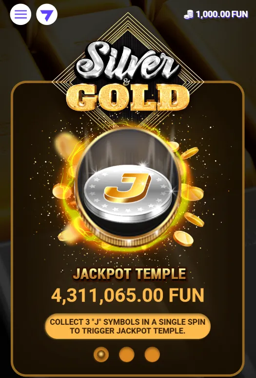 Silver and Gold — Slots by 7777 gaming