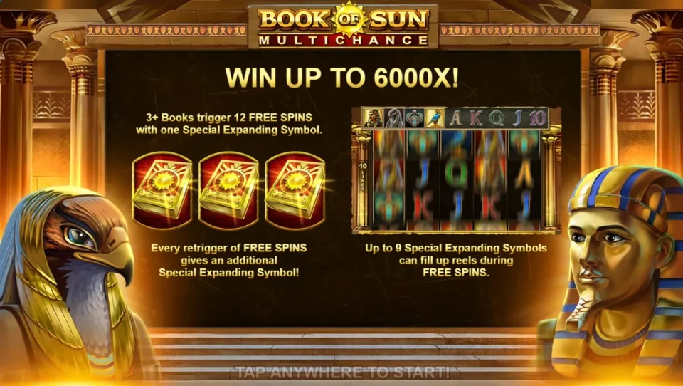 Book of Sun: Multi Chance — Slots by 3 Oaks Gaming