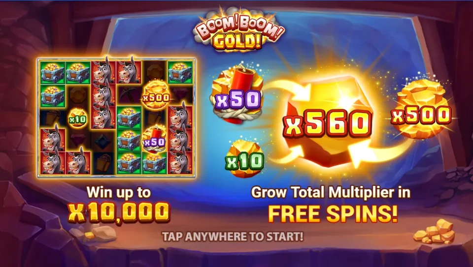 Boom! Boom! Gold! — Slots by 3 Oaks Gaming