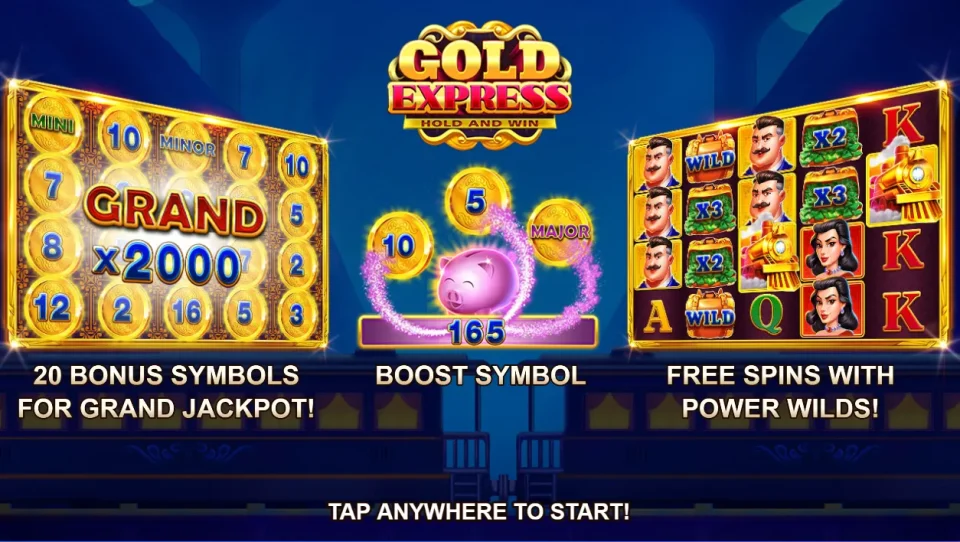 Gold Express Hold and Win — Slots by 3 Oaks Gaming