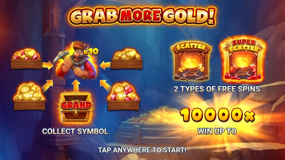 Grab More Gold! — Slots by 3 Oaks Gaming
