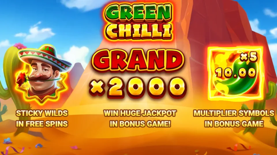 Green Chilli — Slots by 3 Oaks Gaming