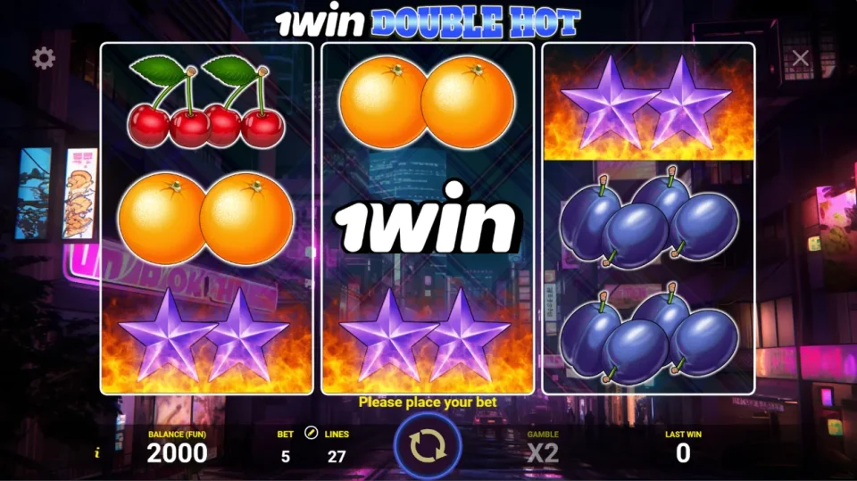 1win Double Hot — screenshot 1