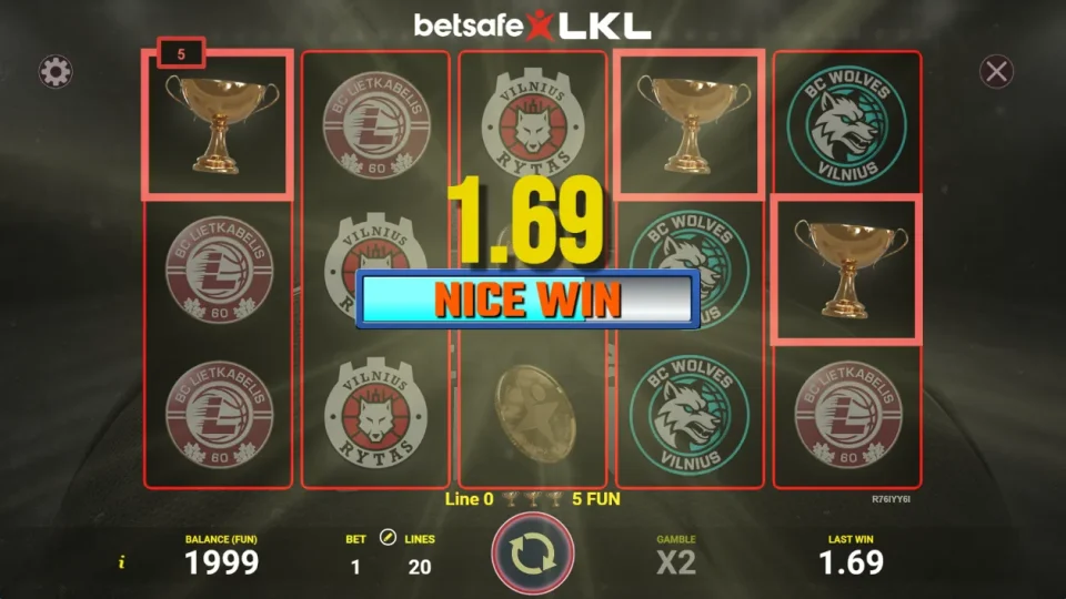 Betsafe LKL — screenshot 2