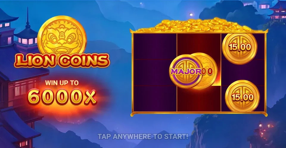 Lion Coins — Slots by 3 Oaks Gaming