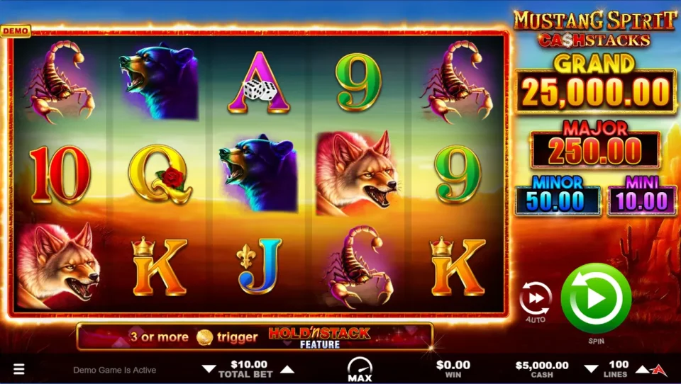 Mustang Spirit Cash Stacks — screenshot 1