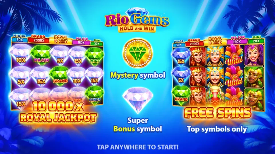 Rio Gems — Slots by 3 Oaks Gaming