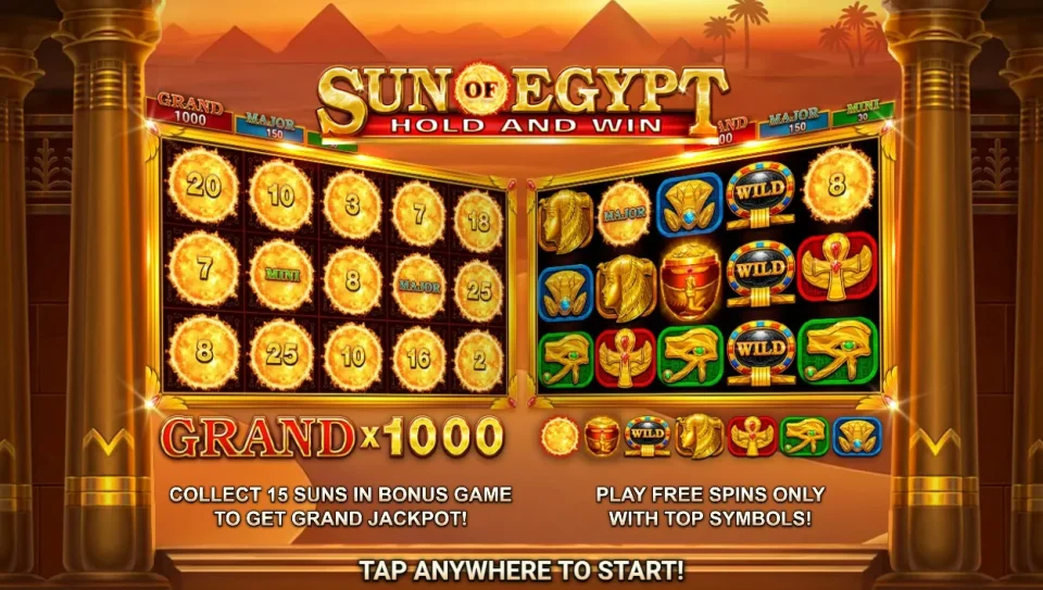 Sun of Egypt — Slots by 3 Oaks Gaming