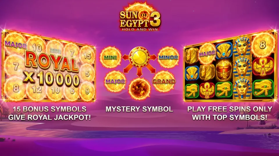 Sun of Egypt 3 — Slots by 3 Oaks Gaming