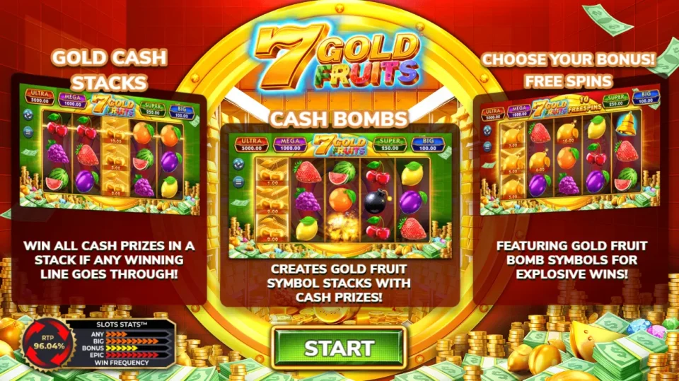 7 Gold Fruits — Slots by 4ThePlayer
