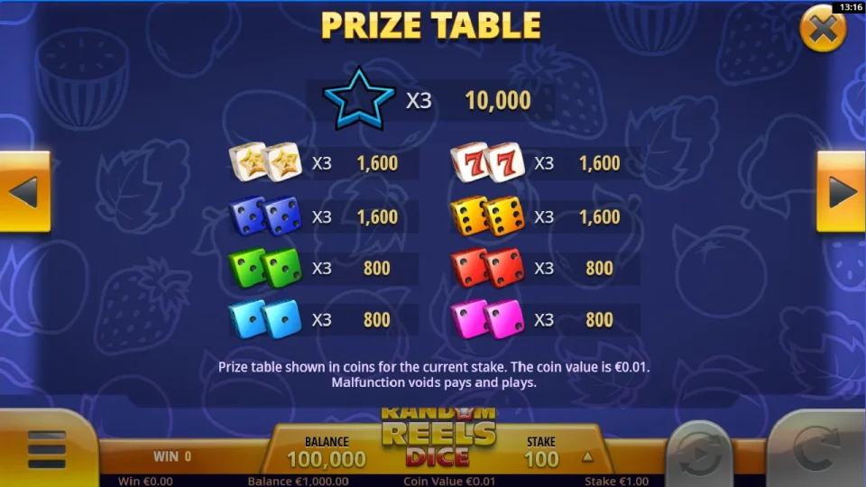 Random Reels Dice — screenshot 1