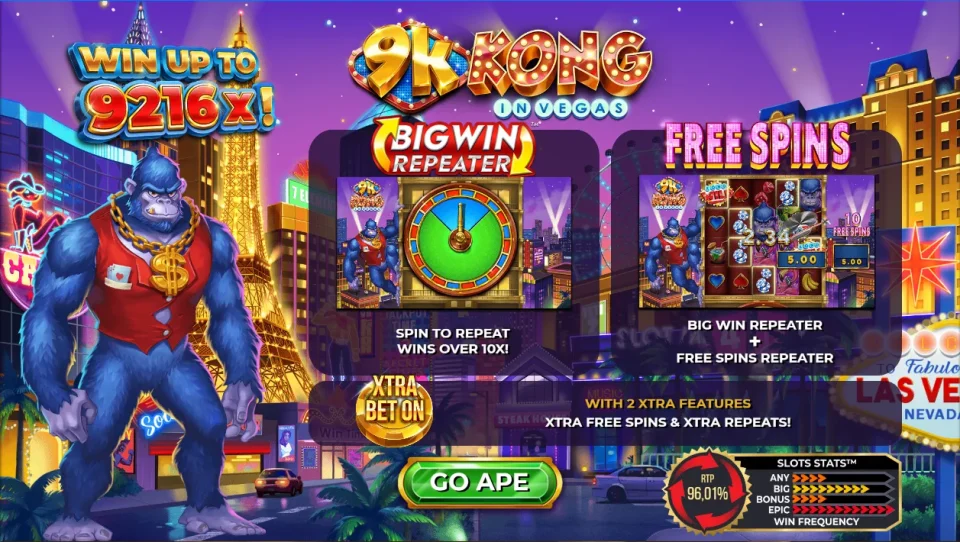 9K Kong in Vegas — Slots by 4ThePlayer