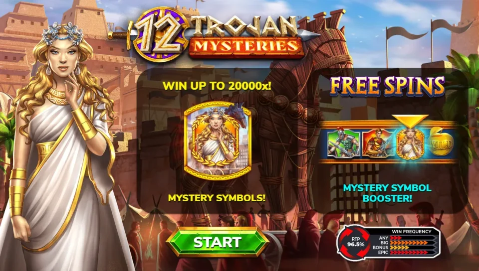12 Trojan Mysteries — Slots by 4ThePlayer