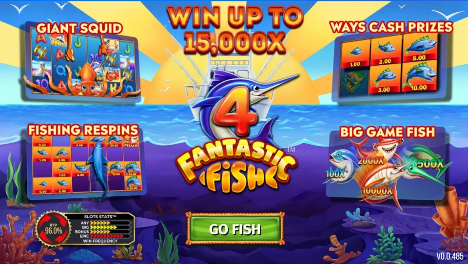 4 Fantastic Fish — Slots by 4ThePlayer