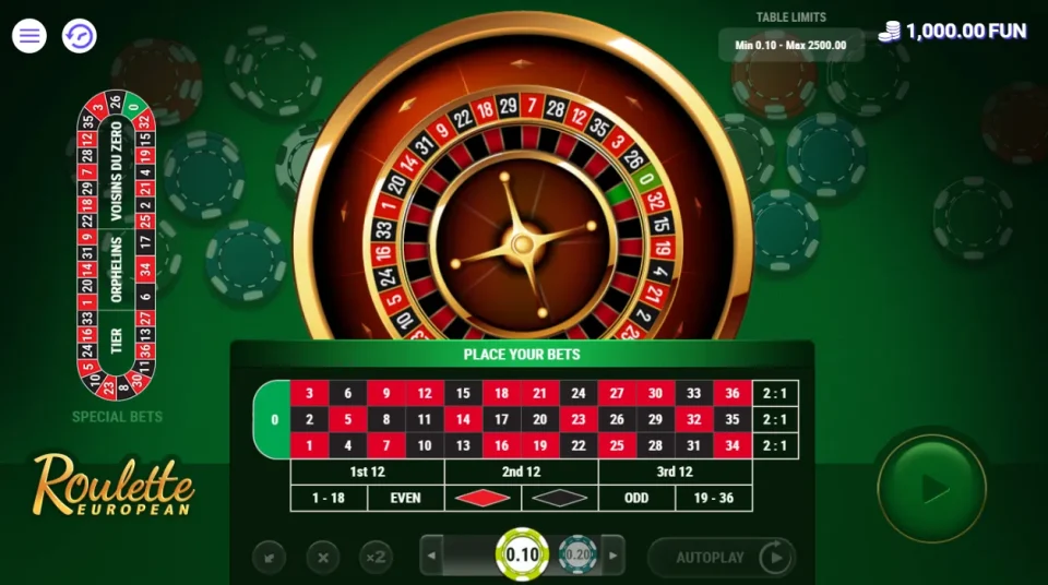 Roulette European — screenshot 1