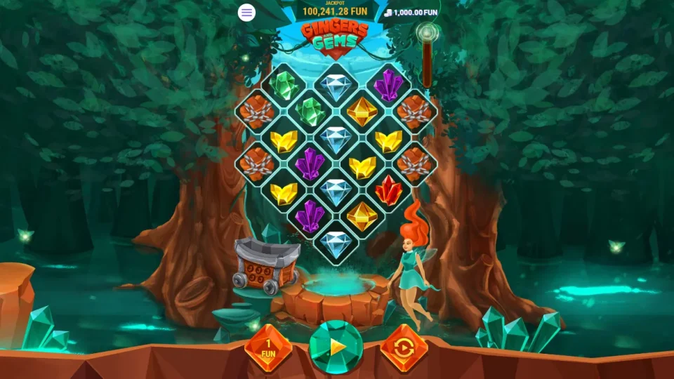 Gingers and Gems — Slots by 7777 gaming