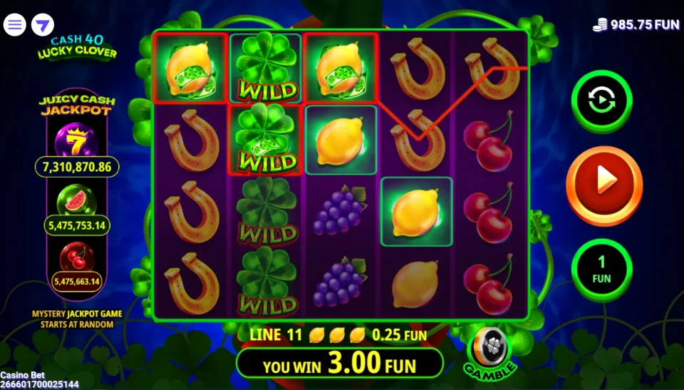 Cash 40 Lucky Clover — screenshot 2