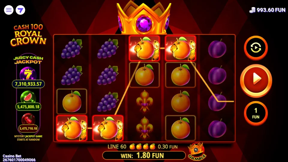 Cash 100 Royal Crown — screenshot 2