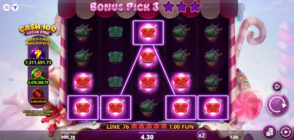 Cash 100 Sugar Star — screenshot 4