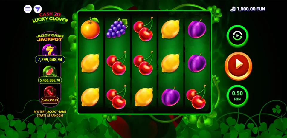 Cash 20 Lucky Clover — screenshot 1