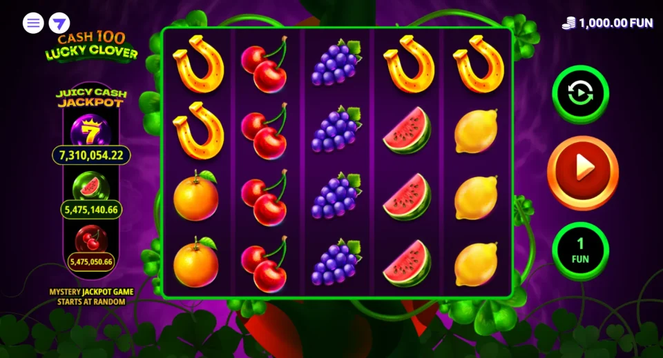 Cash 100 Lucky Clover — screenshot 1