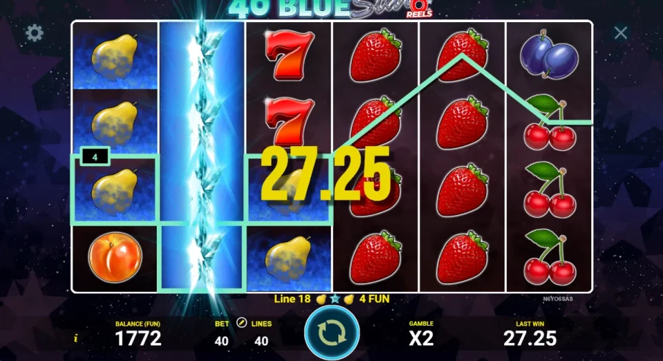 40 Blue Star 6 Reels — screenshot 2