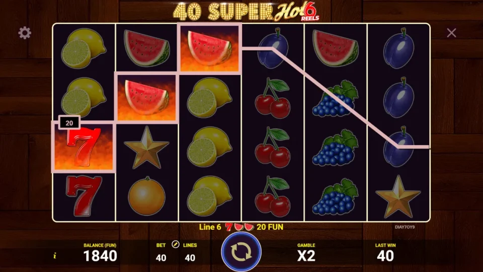 40 Super Hot 6 — screenshot 3