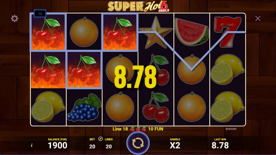 Super Hot 6 Reels — screenshot 3