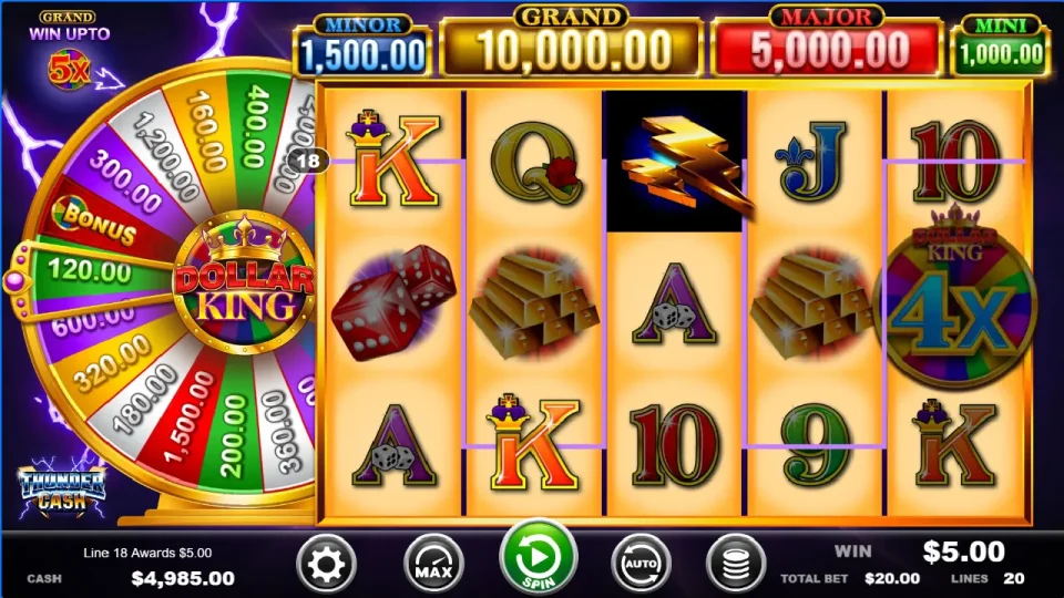 Thunder Cash Dollar King — screenshot 2