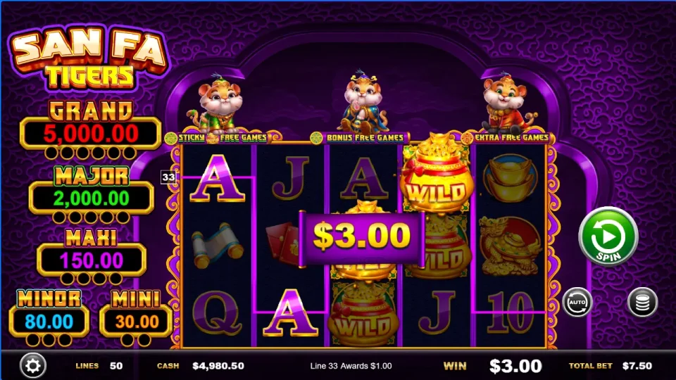 San Fa Tigers — screenshot 2
