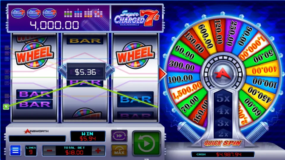 Super Charged 7s Classic Slot — screenshot 2