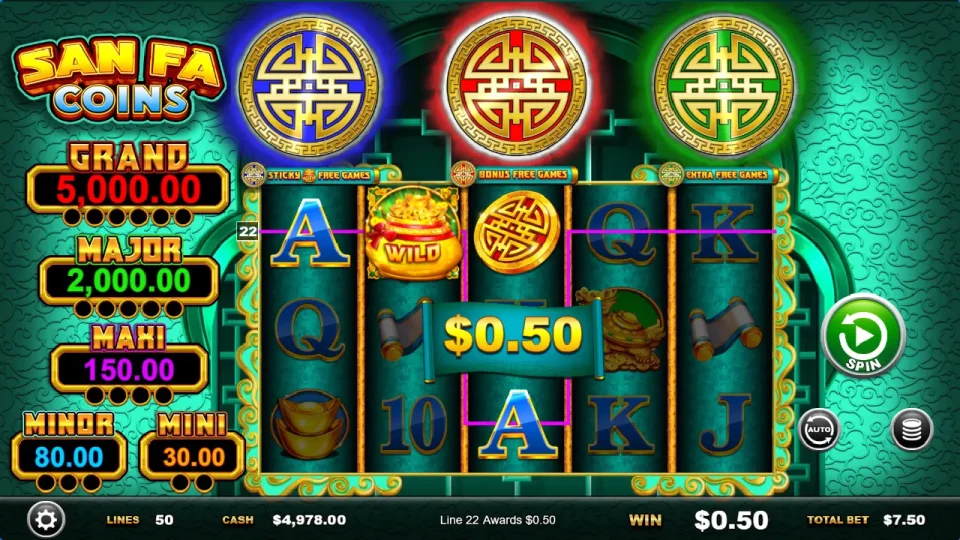 San Fa Coins — screenshot 2