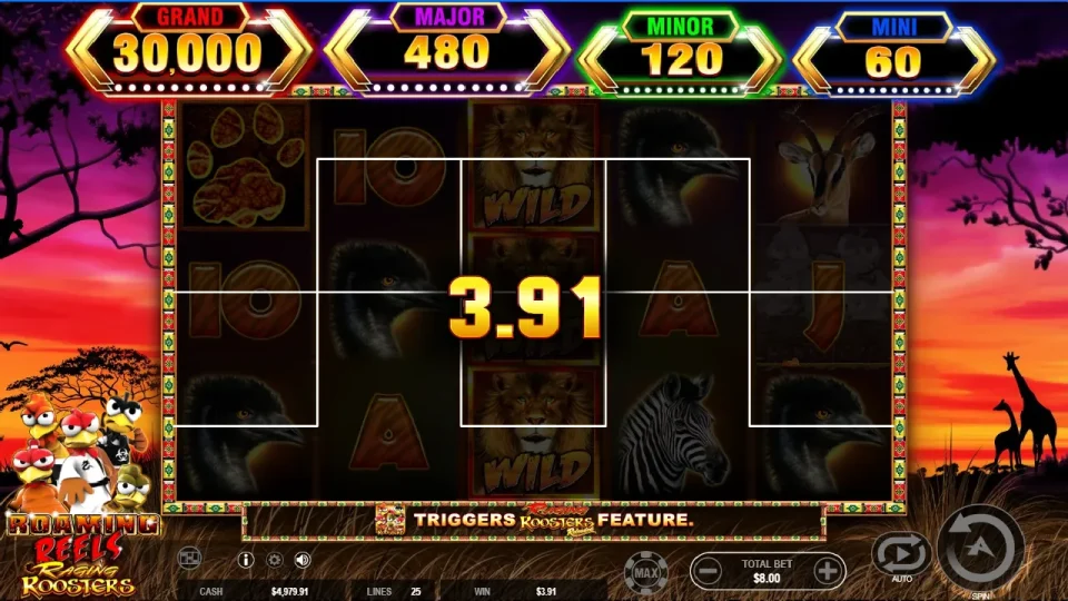 Roaming Reels Raging Roosters — screenshot 3