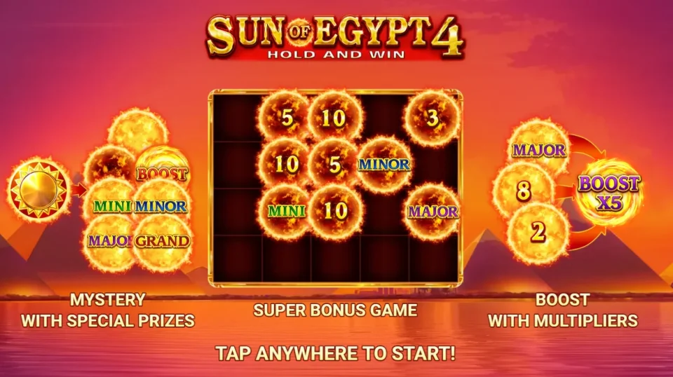 Sun of Egypt 4 — Slots by 3 Oaks Gaming