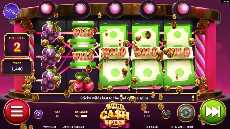 Wild Cash Spins — screenshot 2