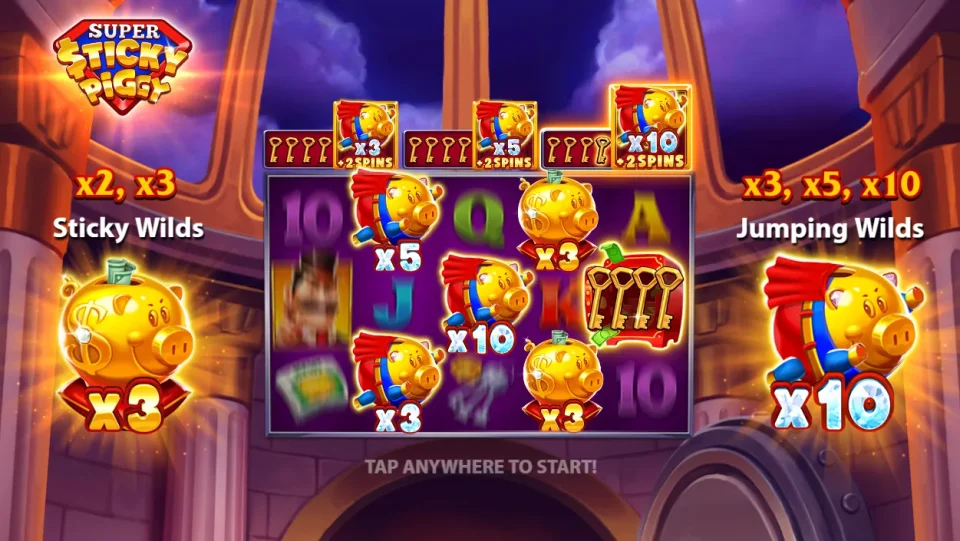 Super Sticky Piggy — Slots by 3 Oaks Gaming