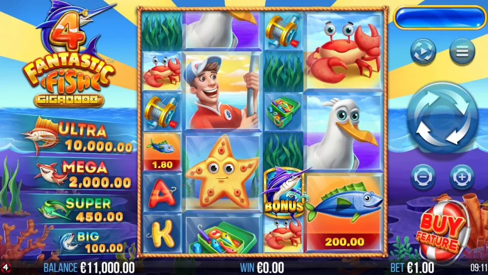 4 Fantastic Fish Gigablox — screenshot 1