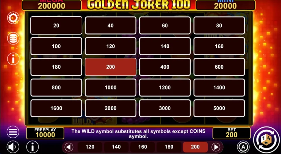 Golden Joker 100 Hold and Win — screenshot 1