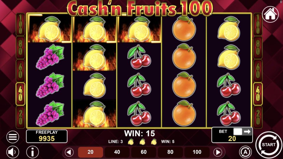 Cash’n Fruits 100 — screenshot 2