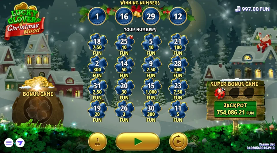Lucky Clovers Christmas — screenshot 2