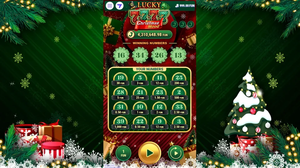 Lucky 7777 Christmas — screenshot 2