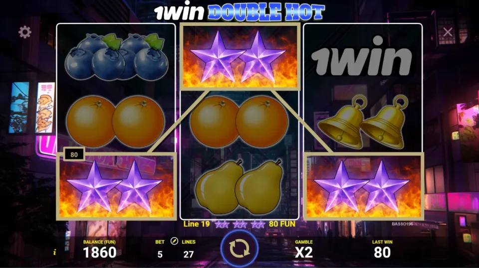 1win Double Hot — screenshot 3