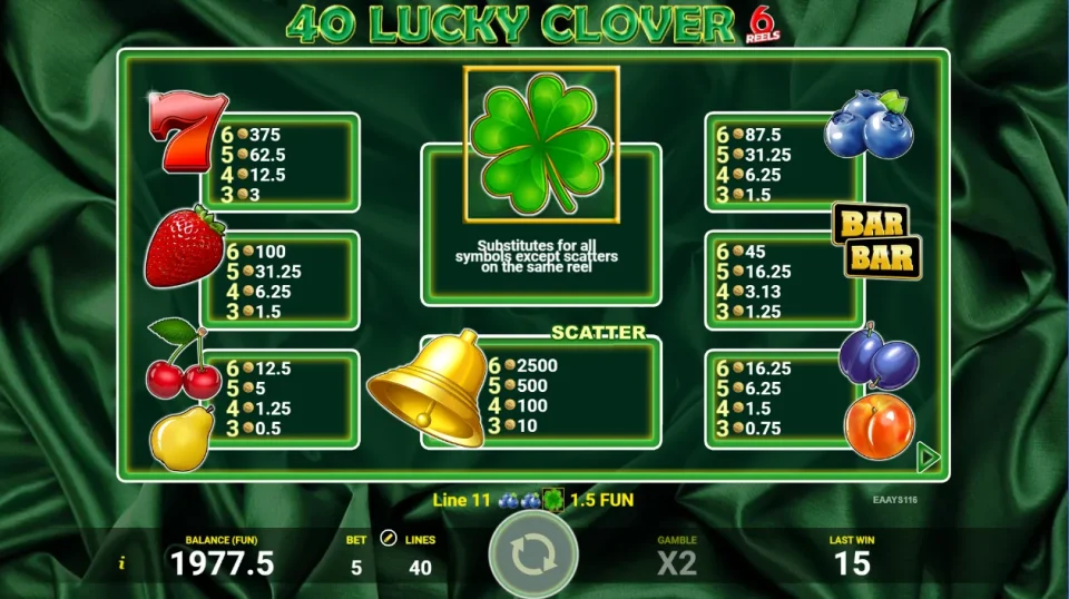40 Lucky Clover 6 — screenshot 4