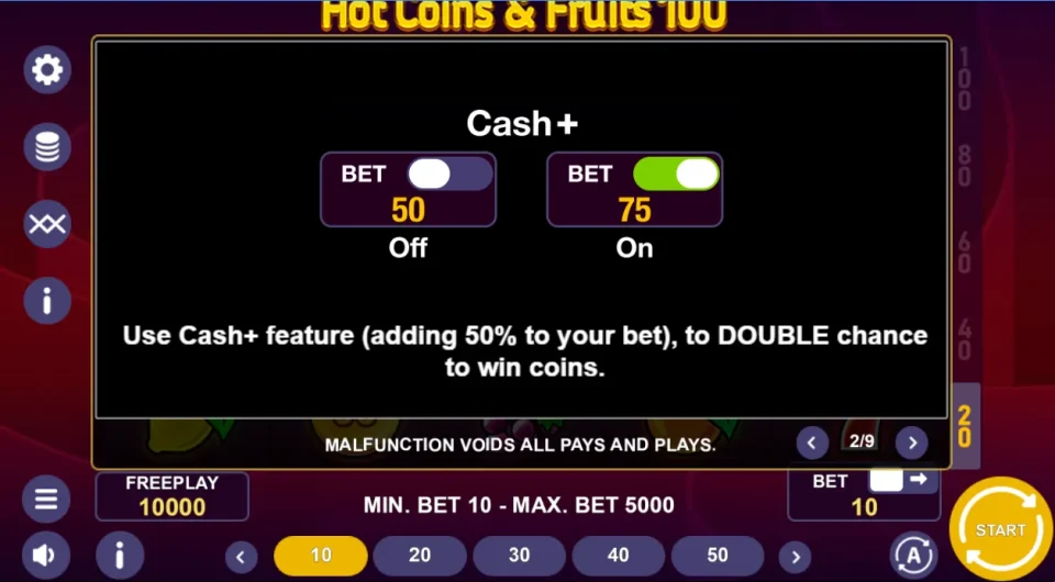 Hot Coins & Fruits 100 — screenshot 2
