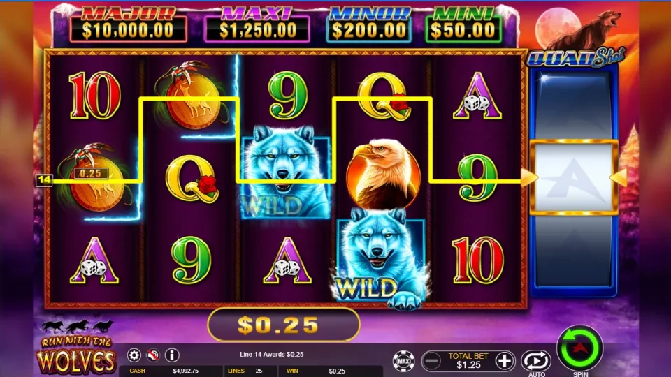 Run with the Wolves Quad Shot — screenshot 1