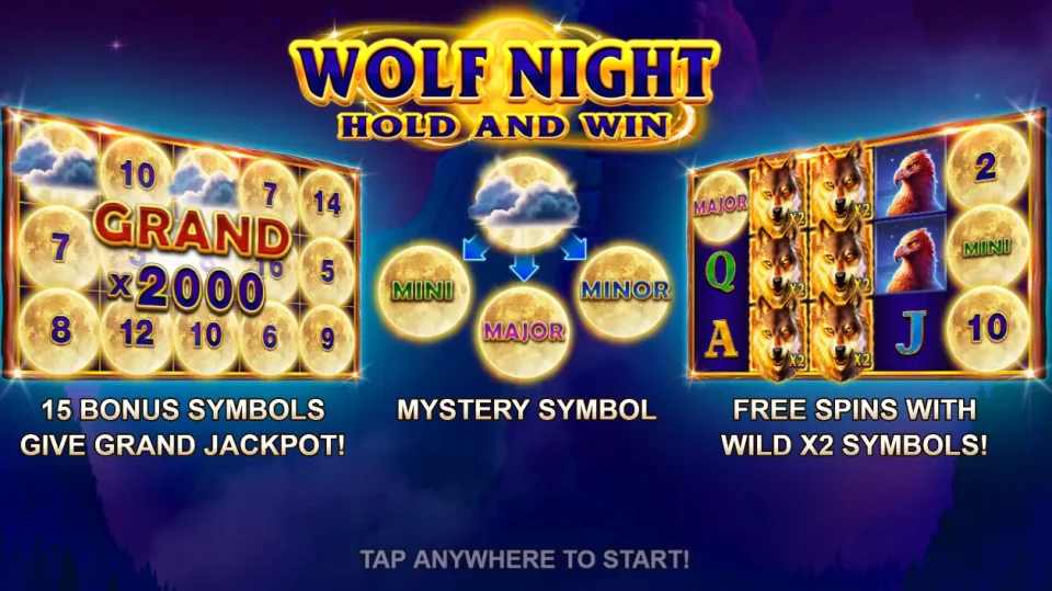 Wolf Night — Slots by 3 Oaks Gaming