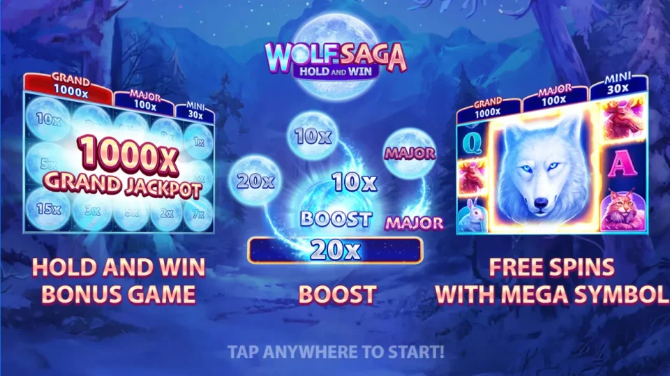 Wolf Saga — Slots by 3 Oaks Gaming